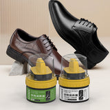 SHIMA Professional Horsehair Shoe Polish Black Genuine Leather Care Shining Artifact Universal Colorless Care Shoe Polish Shining Essential