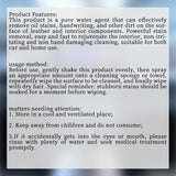 SHIMA Car Foam Interior Cleaner for Genuine Leather Seats and Headliner, Powerful Stain Remover