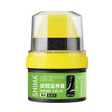 SHIMA Professional Horsehair Shoe Polish Black Genuine Leather Care Shining Artifact Universal Colorless Care Shoe Polish Shining Essential